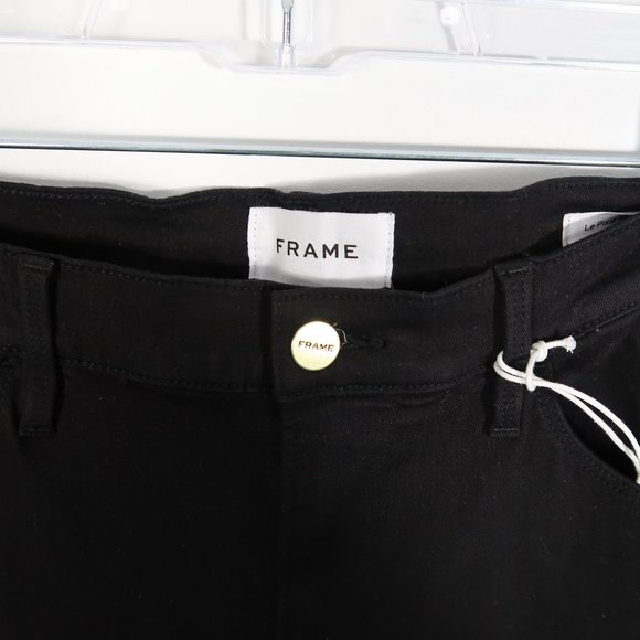 Frame Denim Denim - Sold frame le pixie high flare black jeans 34